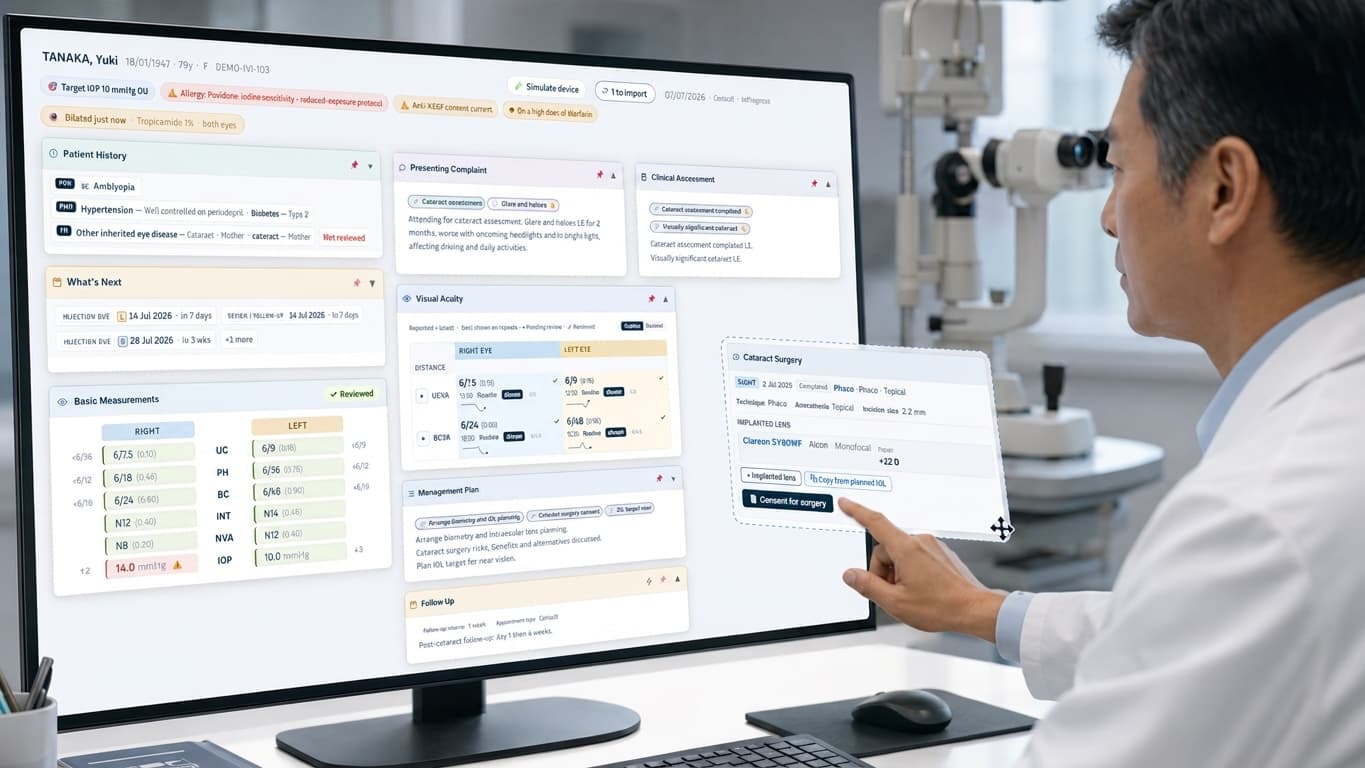 Personalised Clinical Dashboards