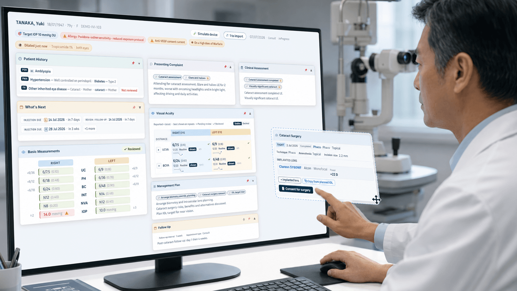 Personalised Clinical Dashboards